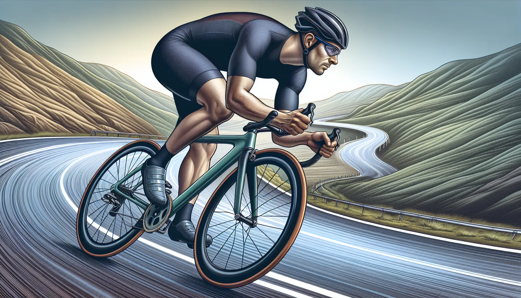 Existem várias técnicas que podem ser usadas para melhorar o desempenho em descidas no ciclismo. Aqui estão algumas delas:
1. Posição aerodinâmica: Ao descer, é importante adotar uma posição aerodinâmica para reduzir a resistência ao vento. Isso pode ser feito abaixando-se no guidão e mantendo o corpo próximo à bicicleta.
2. Controle da
