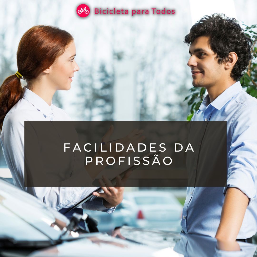 foto com legenda facilidades da profissão
