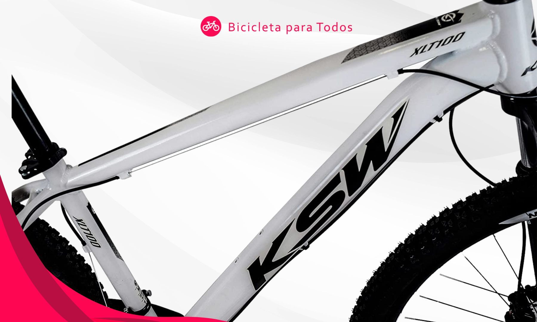 foto mostrando o quadro da bike