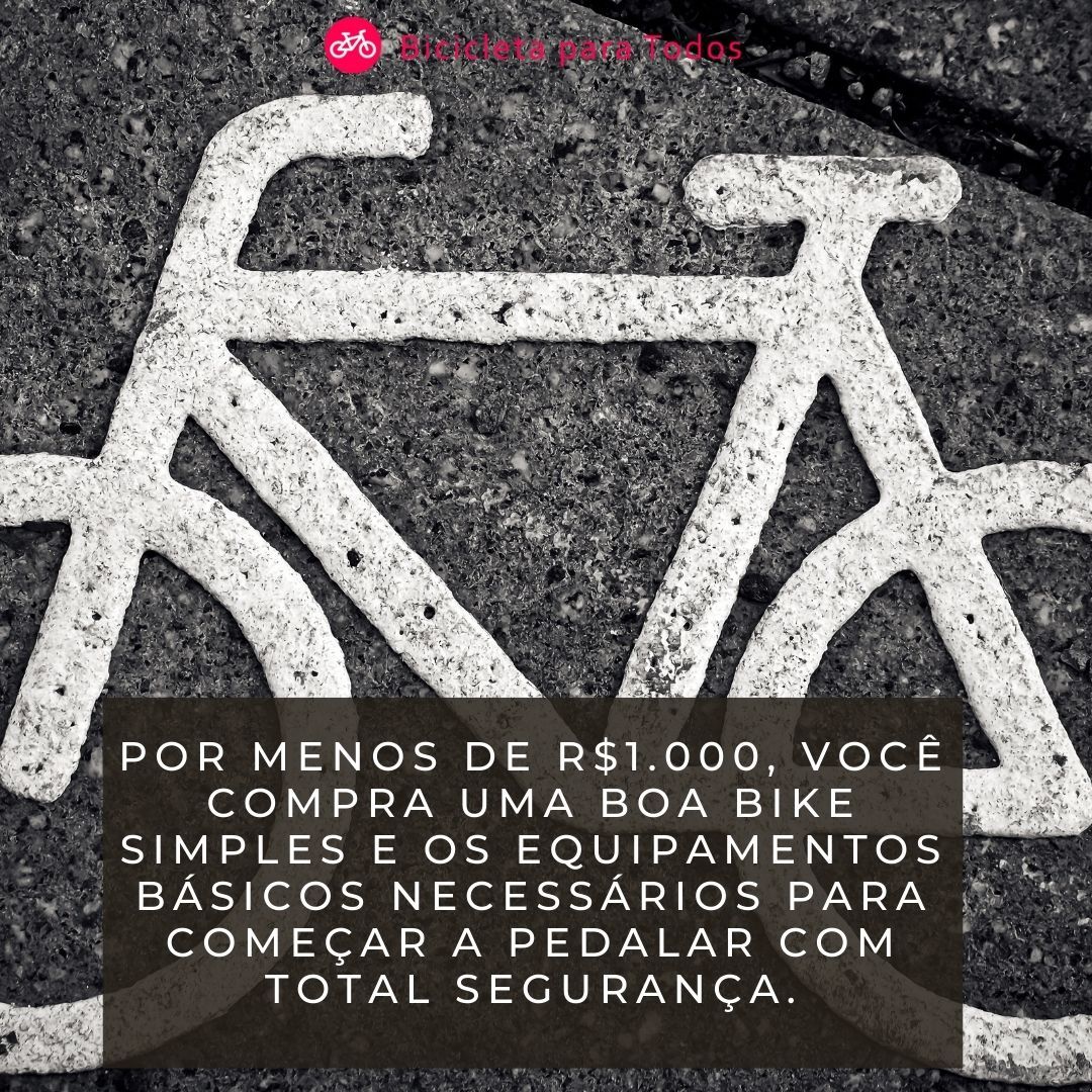 valores acessíveis de bicicleta para iniciantes