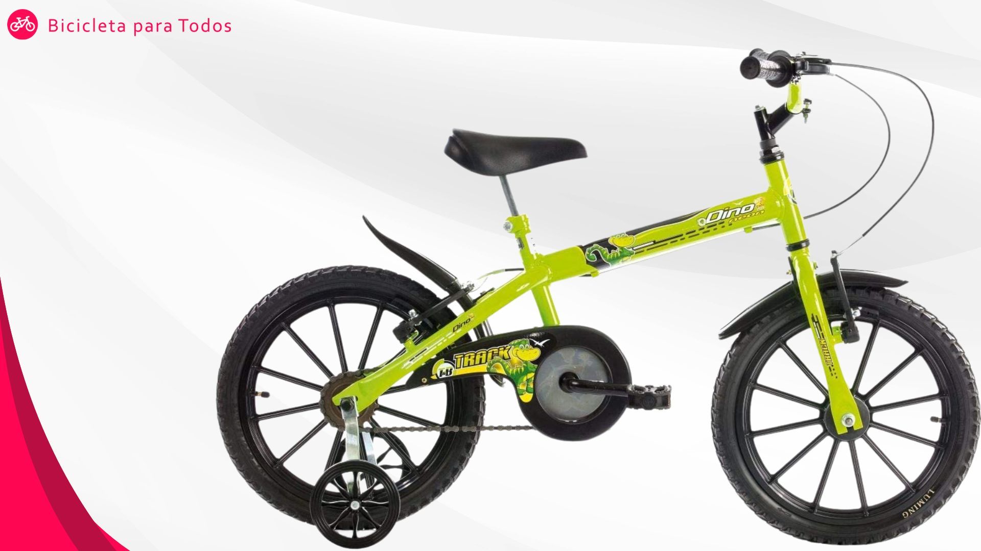 foto da bicicleta dino neon