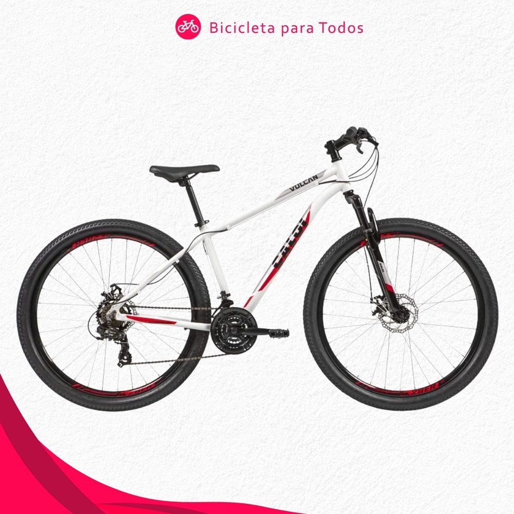 Boa bicicleta para cicloturismo caloi vulcan