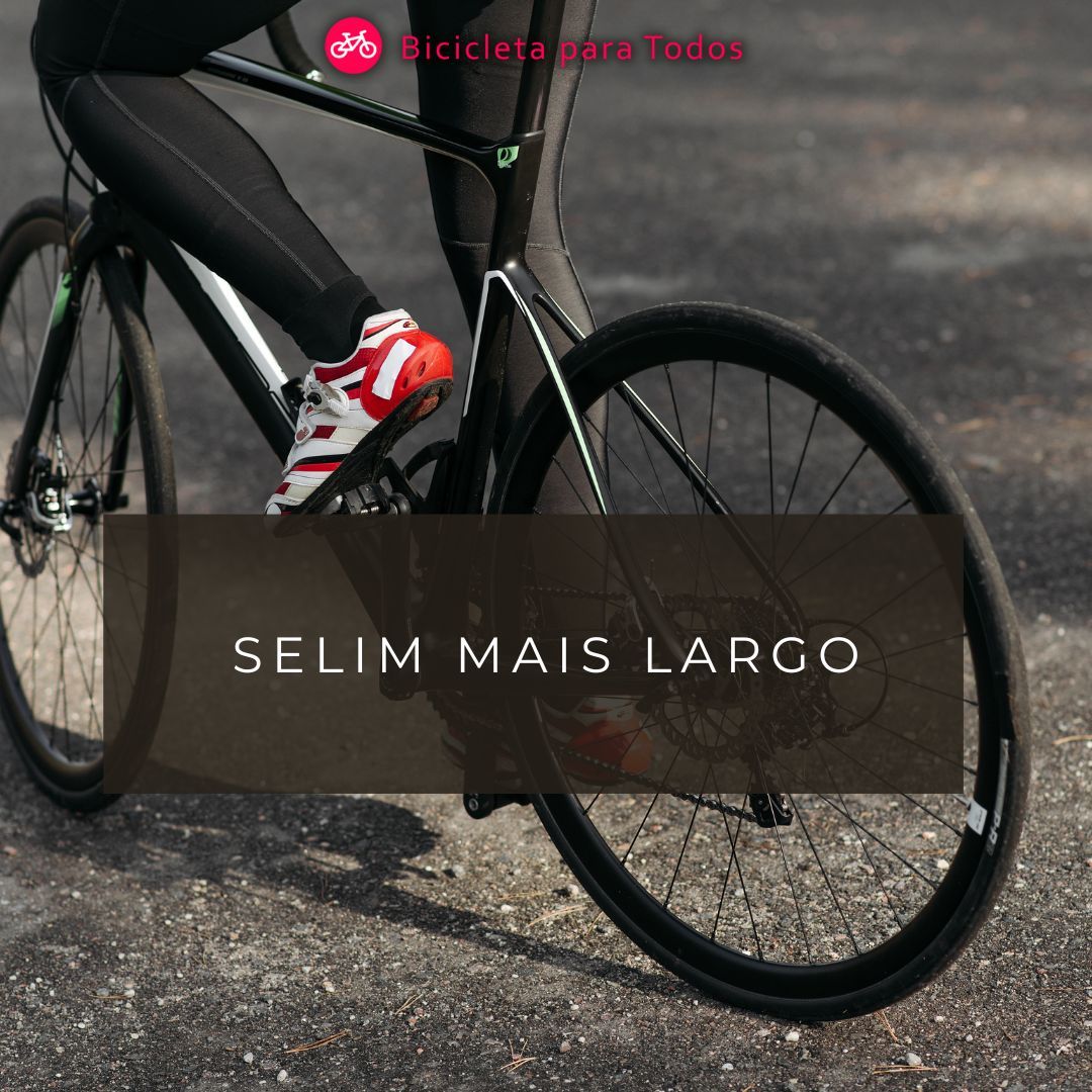 foto com legenda selim mais largo
