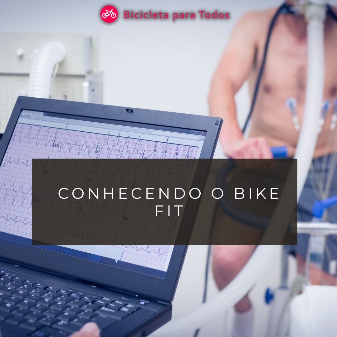 foto com legenda conhecendo o bike fit