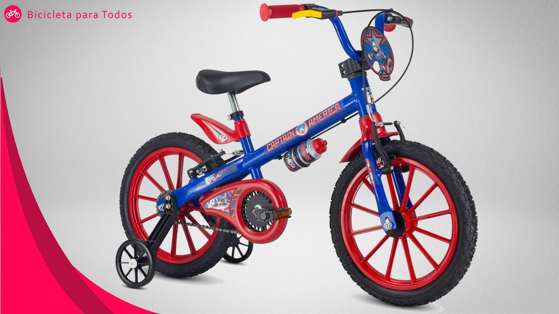 foto da bicicleta do capitão américa