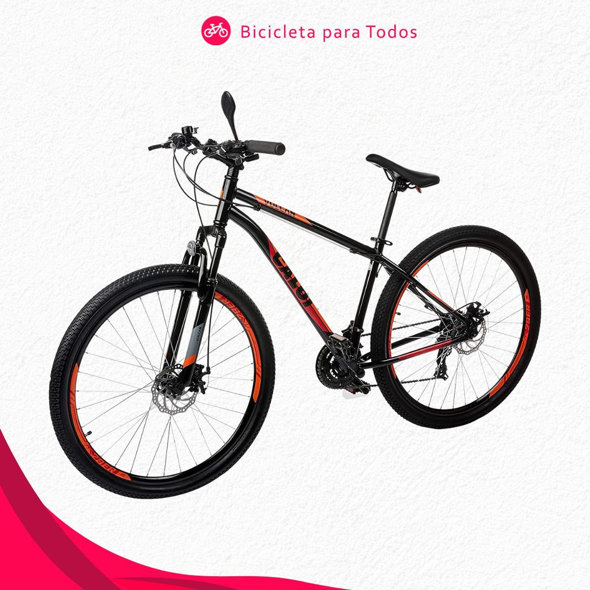 Caloi Vulcan bicicleta para quem está começando