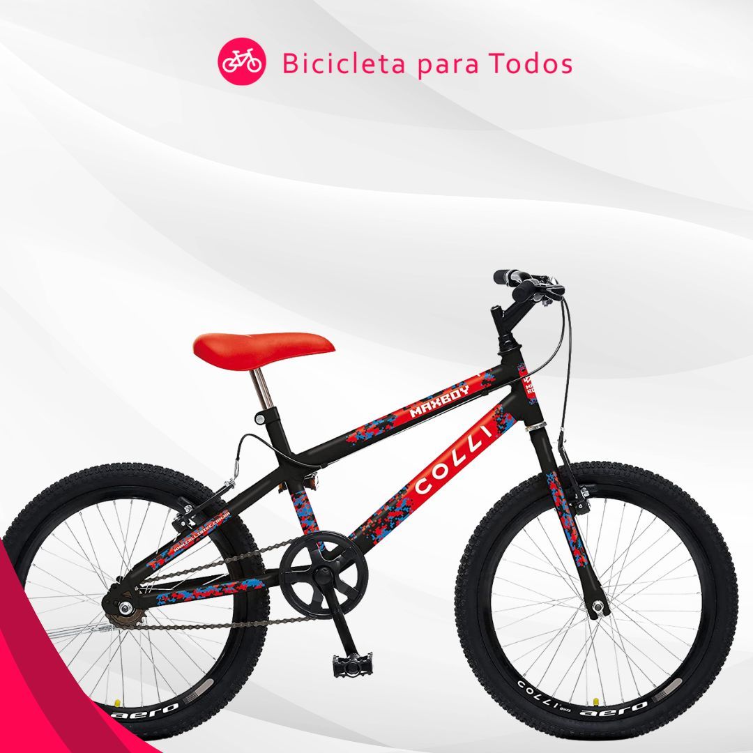 Bicicleta Aro 20 BMX Cross - Azu