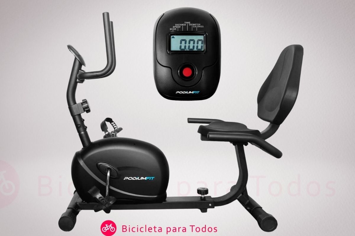 Bicicleta Ergométrica H100 Horizontal Podiumfit Mg