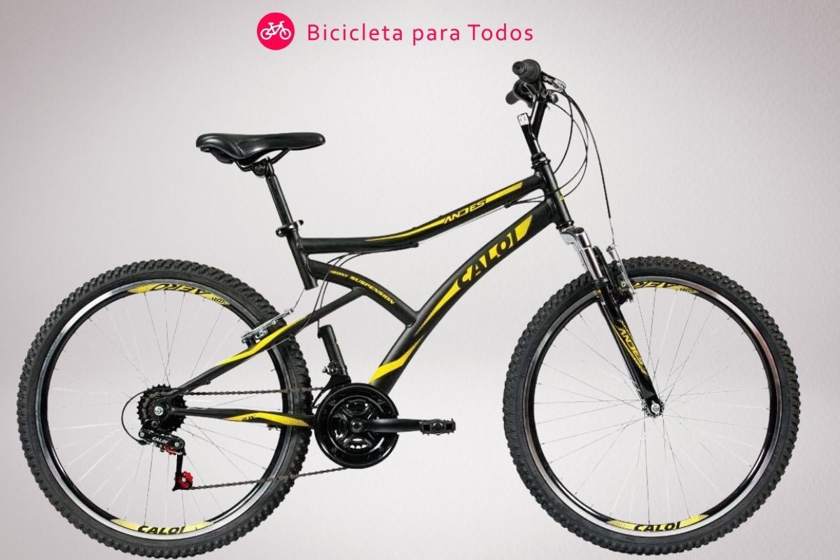 Caloi Andes com fundo cinza