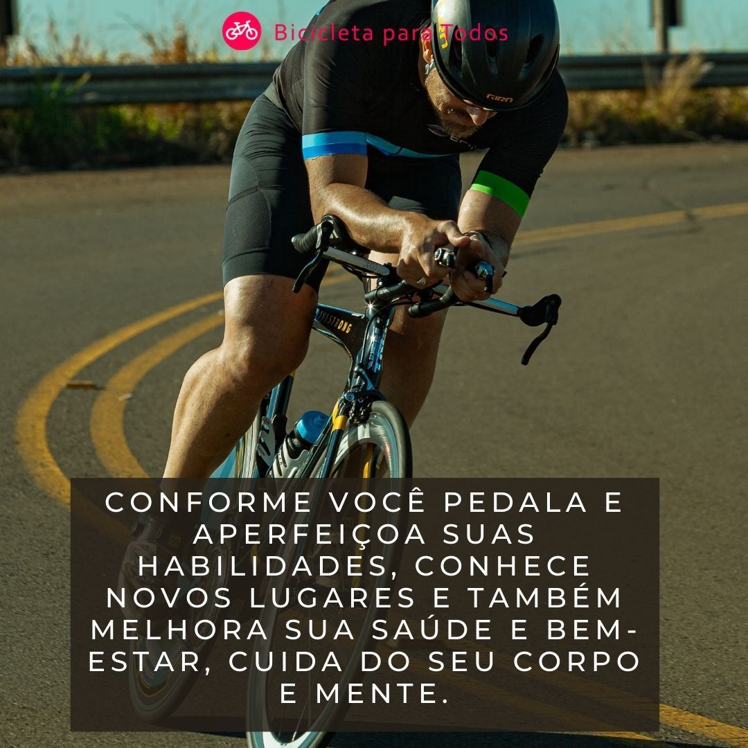 c
iclismo aumenta a autoestima e autoconfiança