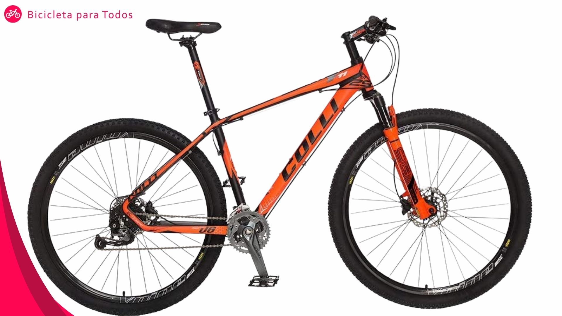 foto da bike colli para trilhas