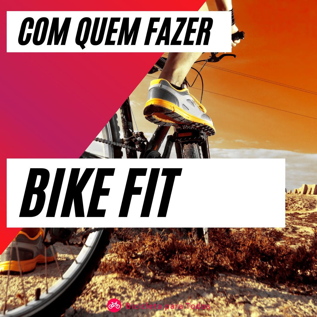 foto com legenda com quem fazer o bike fit