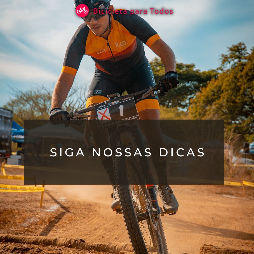 foto de mountain biker com legenda siga nossas dicas