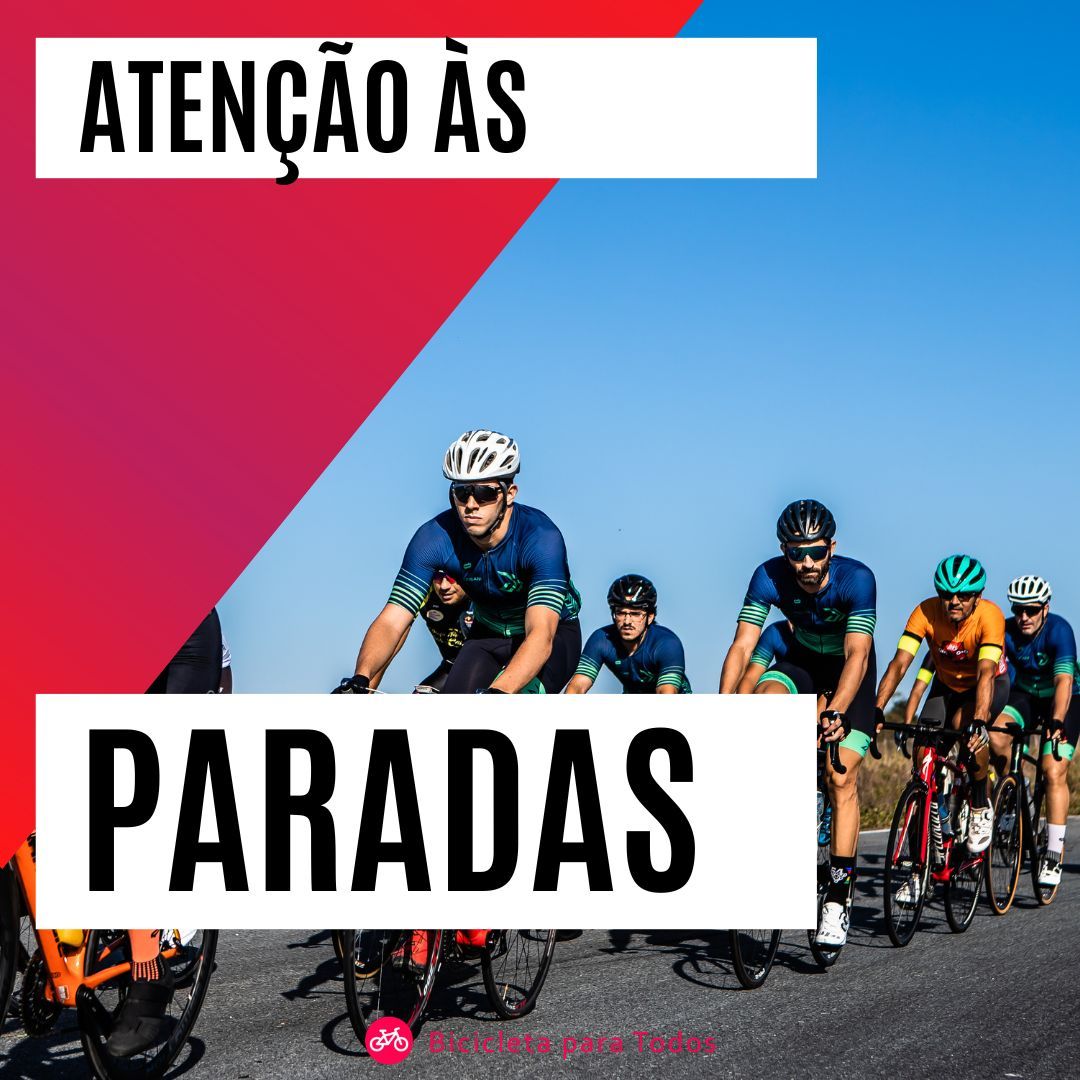 foto com legenda esteja atento às paradas