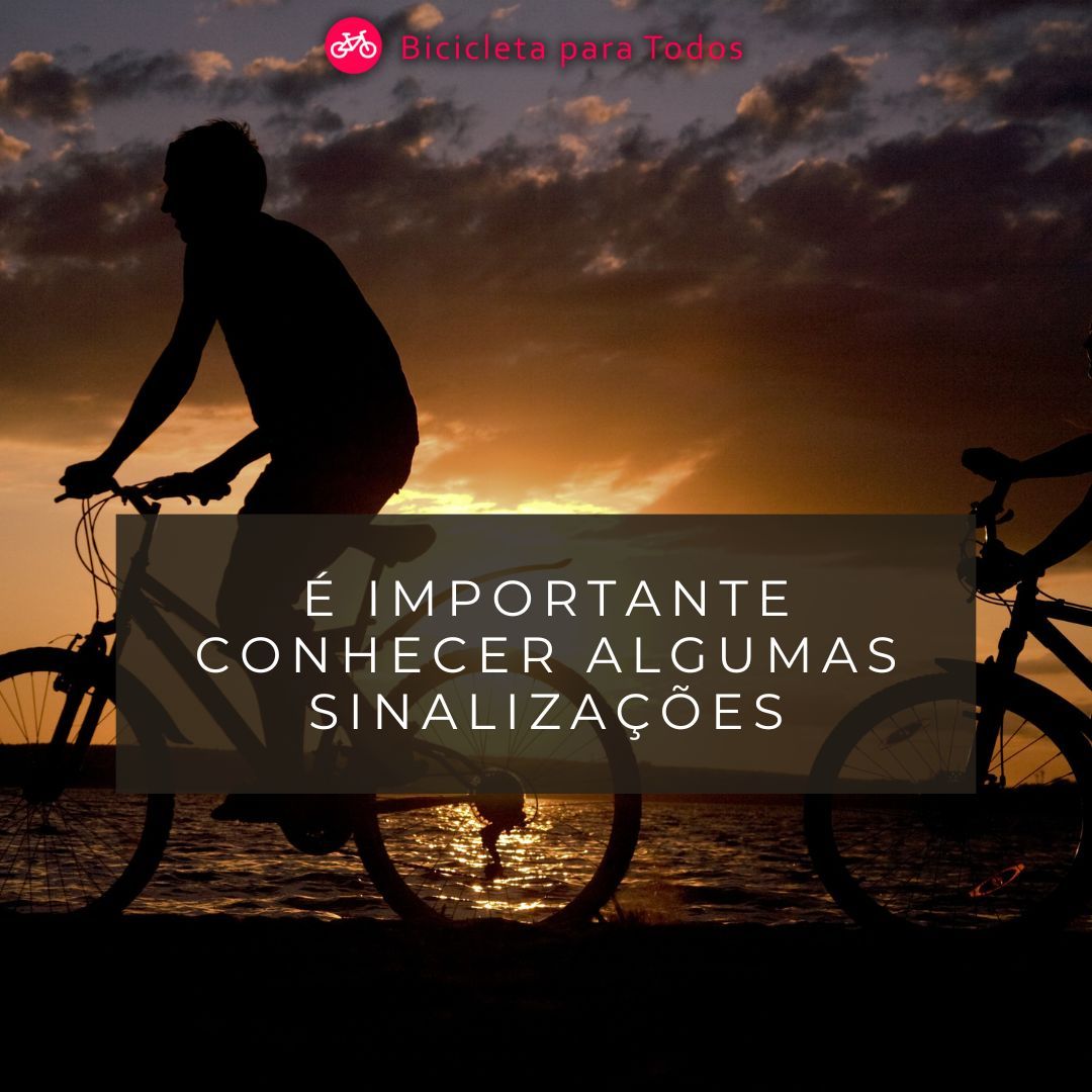 foto com legenda é importante conhecer algumas sinalizações