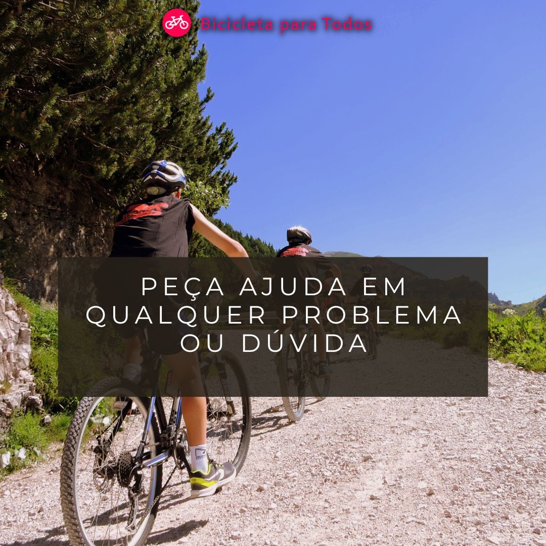 foto com legenda peça ajuda em qualquer problema ou dúvida