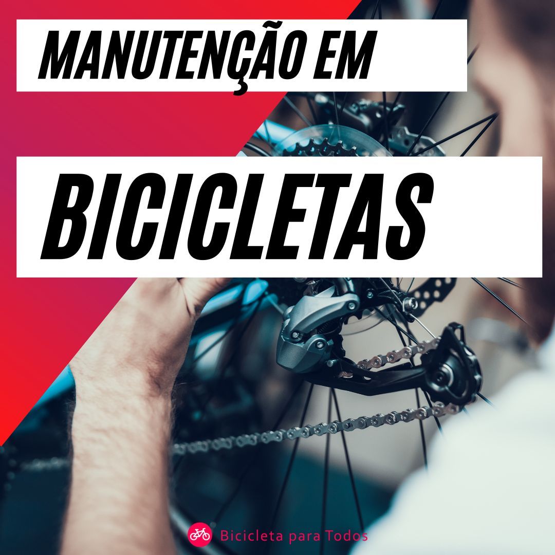 foto com legenda manutenção em bicicletas