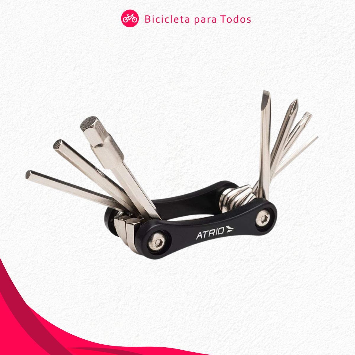 kit simples com peças para consertar bicicleta