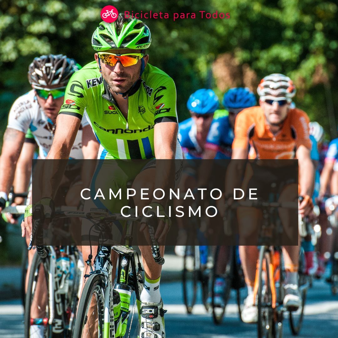 foto com legenda campeonato de ciclismo