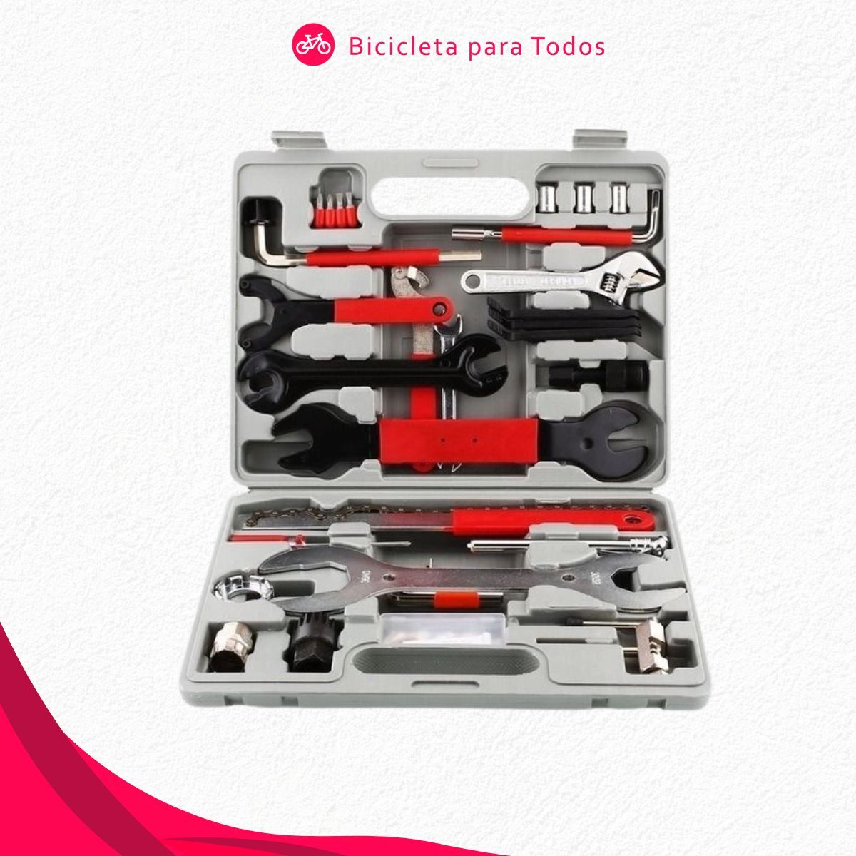 maleta profissional para consertar bike