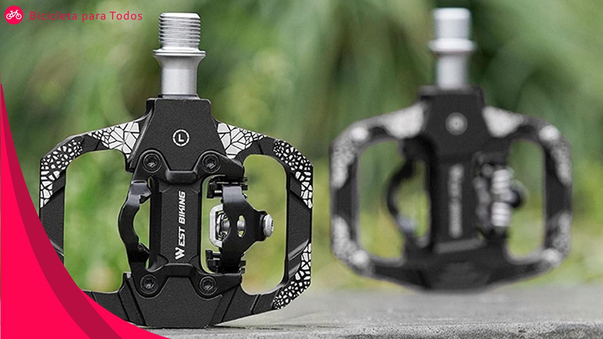 foto do pedal preto de clipe