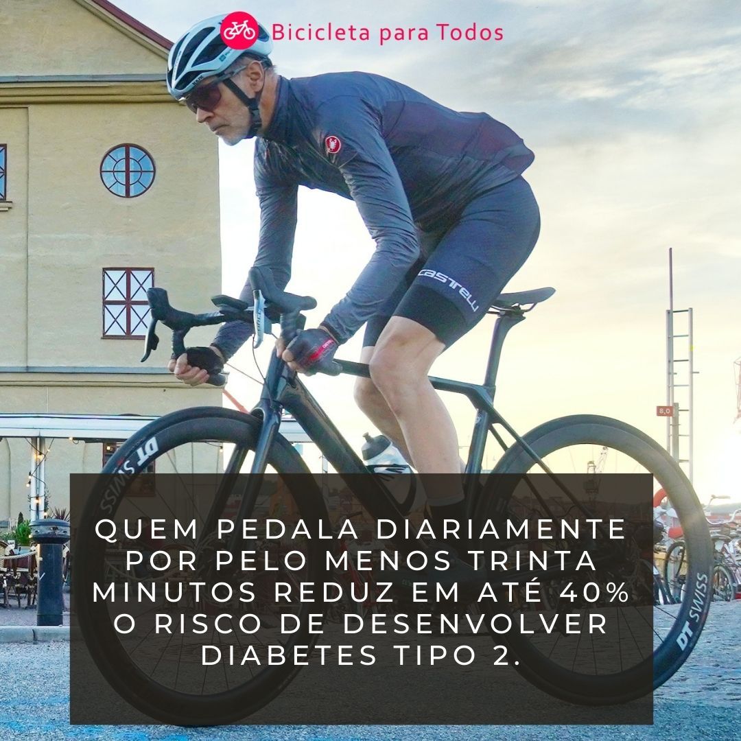 benefícios de pedalar para a saúde