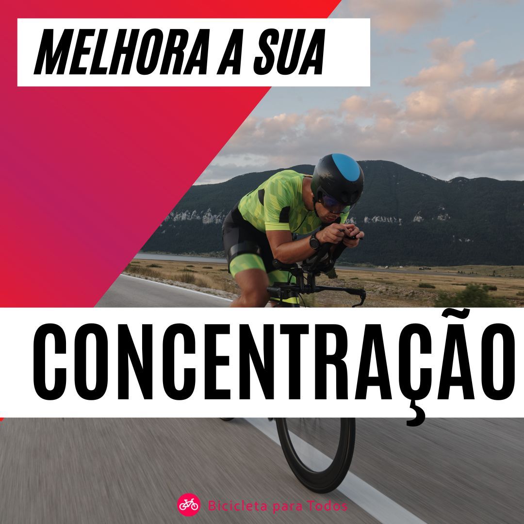 foto de ciclista com legenda melhora a sua concentração
