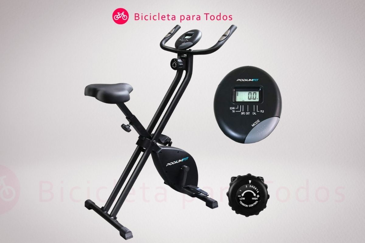 Foto da Xbike 100 e seus equipamentos