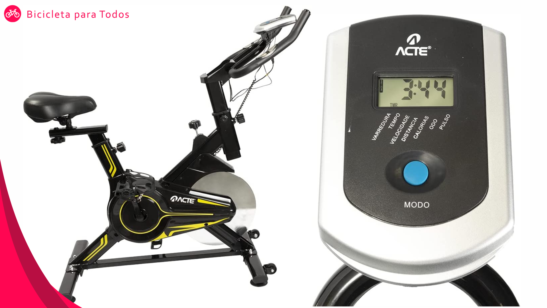 Bicicleta Spinning E16 Acte Sports