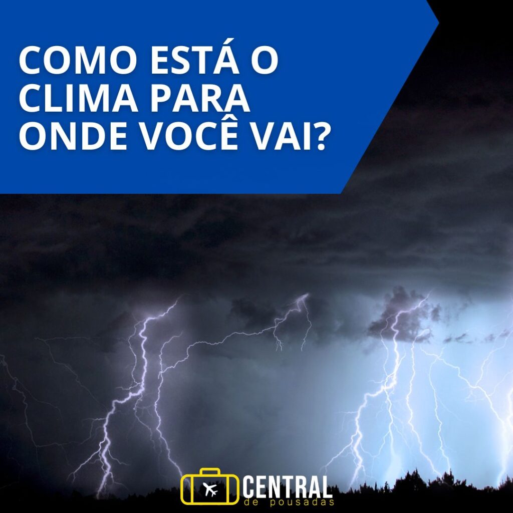 foto de uma foto de temporal e raios