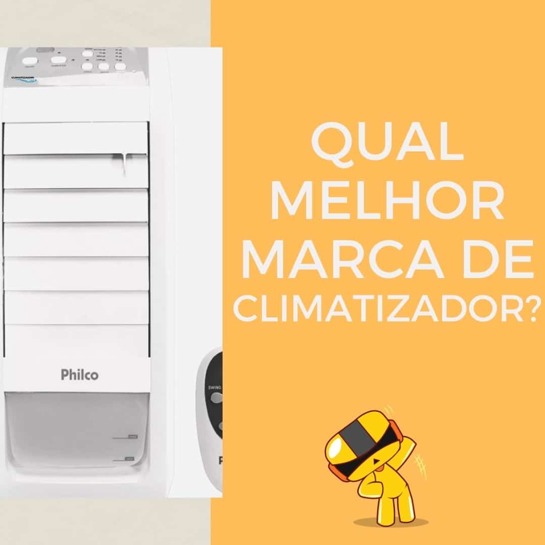 melhor marca de climatizador com foto do aparelho a esquerda