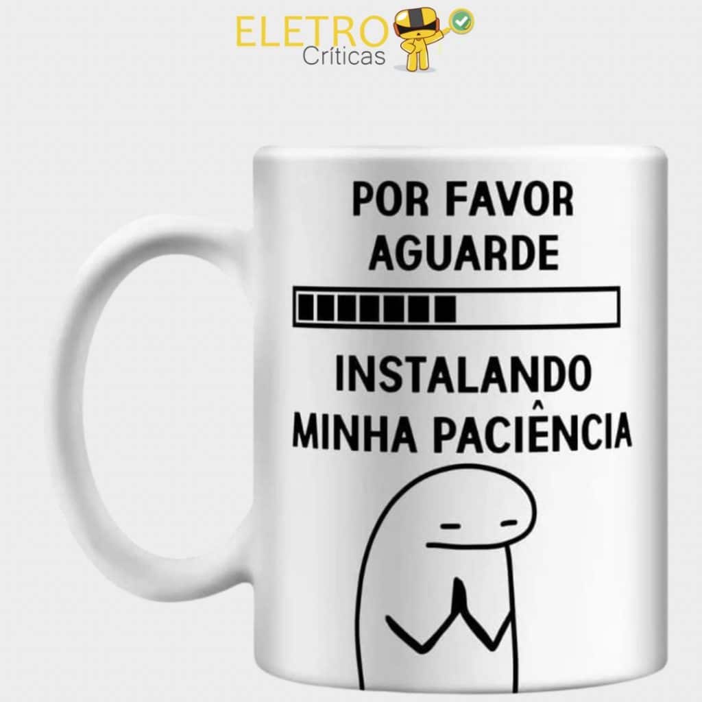foto da caneca instalando paciência