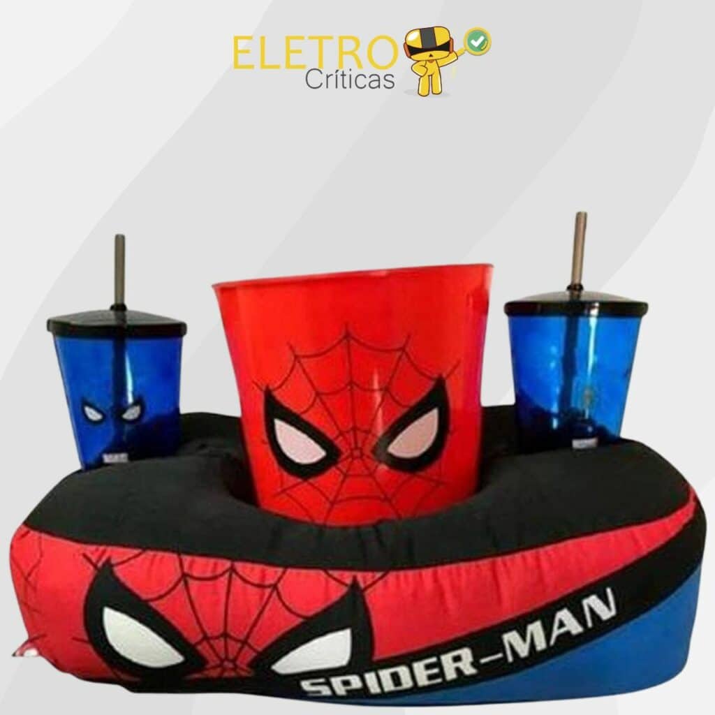 foto da almofada pipoca homem aranha