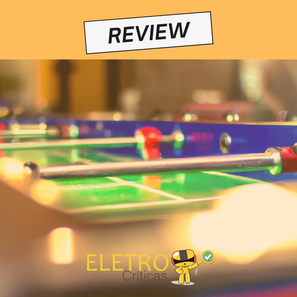 capa do post "Jogo de mesa: As 10 Melhores Mesas de Pebolim Toto para Comprar" com uma ilustração