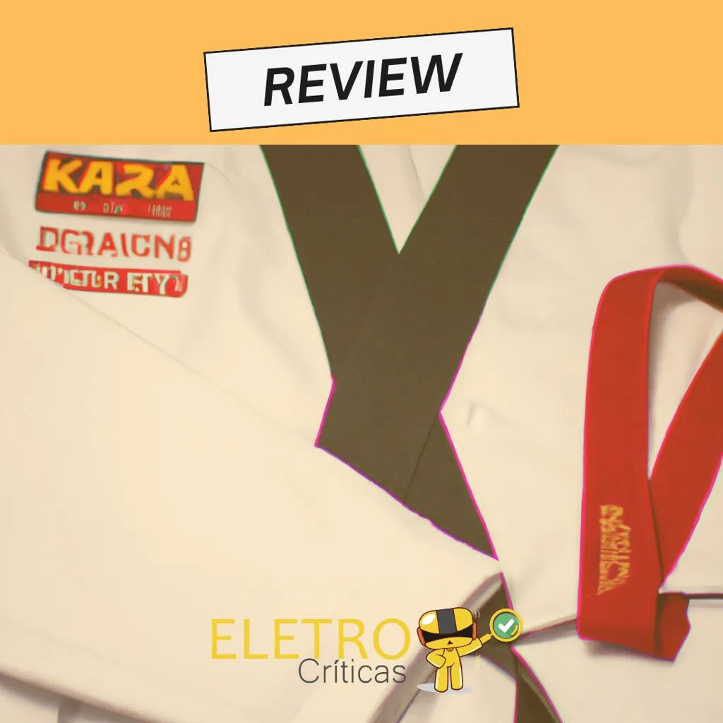 Kimono Karatê Ronin Profissional - 100% Algodão 340g Branco/Preto