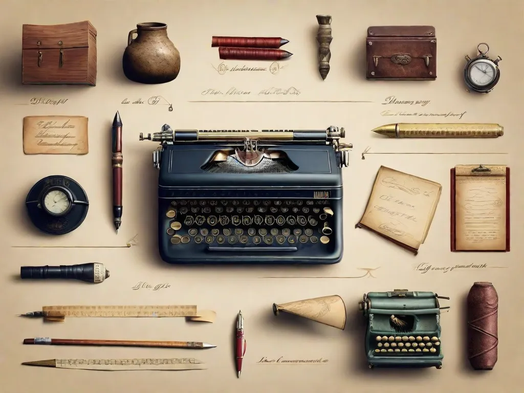 Uma imagem em preto e branco de uma antiga placa de pedra com hieróglifos intricados esculpidos em sua superfície. A placa é iluminada por um feixe de luz, destacando os detalhes intricados da escrita, simbolizando a rica história e evolução dos sistemas de escrita ao longo do tempo.