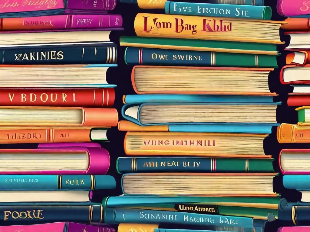 Descrição da imagem: Um close-up de uma mão segurando um livro com cores vibrantes e redemoinhantes fluindo de suas páginas. As cores representam as histórias diversas e cativantes que os