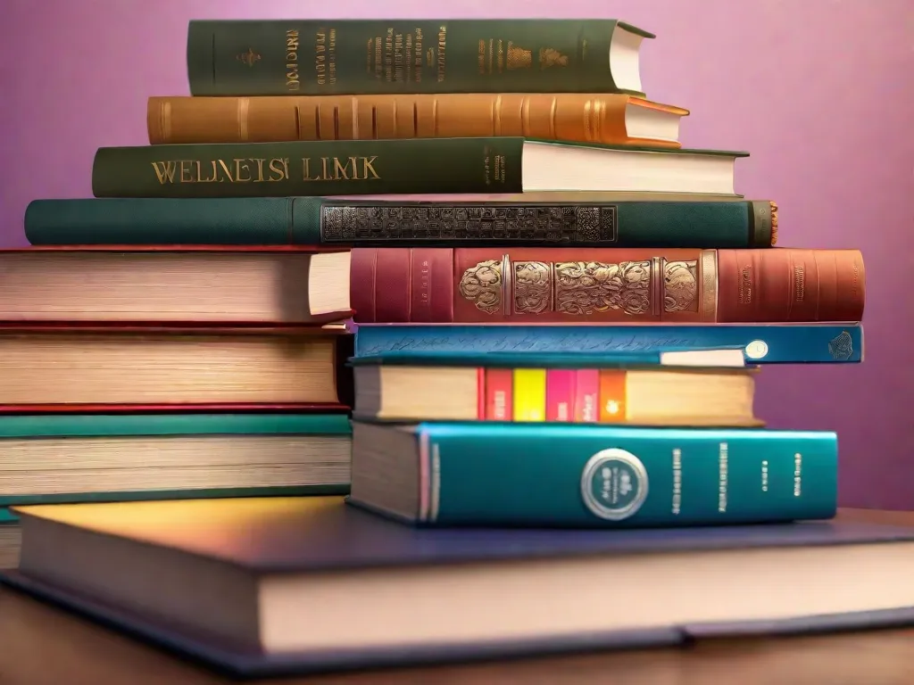 Uma imagem de uma pilha de livros coloridos, cada um representando um dos 12 livros mais vendidos de todos os tempos. Os livros estão dispostos de forma a mostrar seus títulos e capas, atraindo os leitores para explorar e descobrir novas histórias dentro de suas páginas.