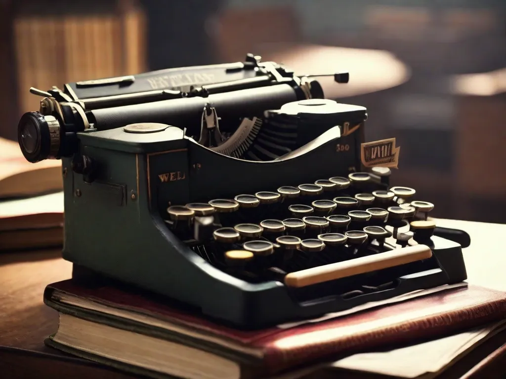 Descrição da imagem: Um close-up de uma pilha de livros em cima de uma mesa de madeira. Os títulos estão visíveis: 