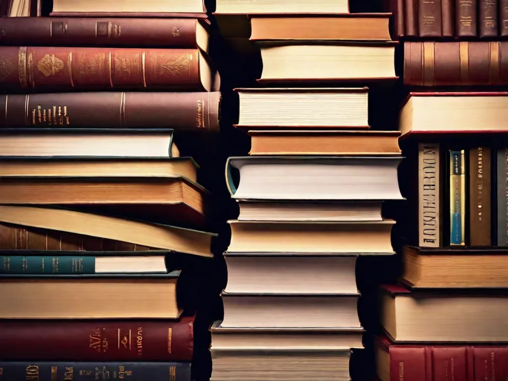 Uma foto de uma pilha de livros com capas vibrantes, representando os 10 livros mais vendidos de todos os tempos. Os títulos estão em destaque, mostrando uma variedade diversificada de gêneros e autores, convidando os leitores a explorarem essas obras-primas literárias.