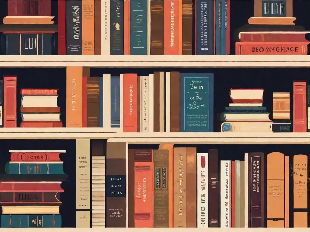 Uma imagem de um cantinho aconchegante para leitura cercado por uma pilha de dez livros diversos, cada um representando um gênero e era diferentes. Os livros vão desde clássicos até best-sellers contemporâneos, convidando os leitores a explorar uma variedade de mundos literários antes que o tempo acabe.