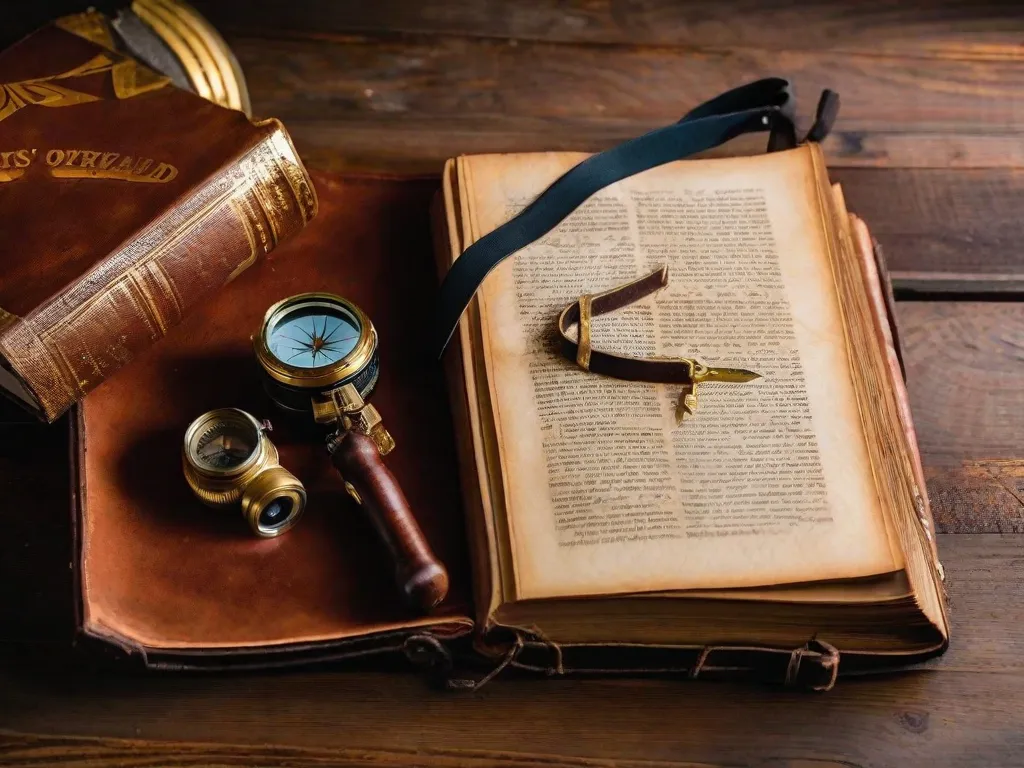 Descrição da imagem: Uma pilha de 10 livros com capas vibrantes que retratam várias cenas de aventura. Cada título do livro está escrito em letras em negrito, mostrando histórias de heróis que superam desafios e embarcam em jornadas emocionantes. Os livros estão arrumados de forma organizada, criando uma exibição convidativa para leitores em busca de emoção e inspir