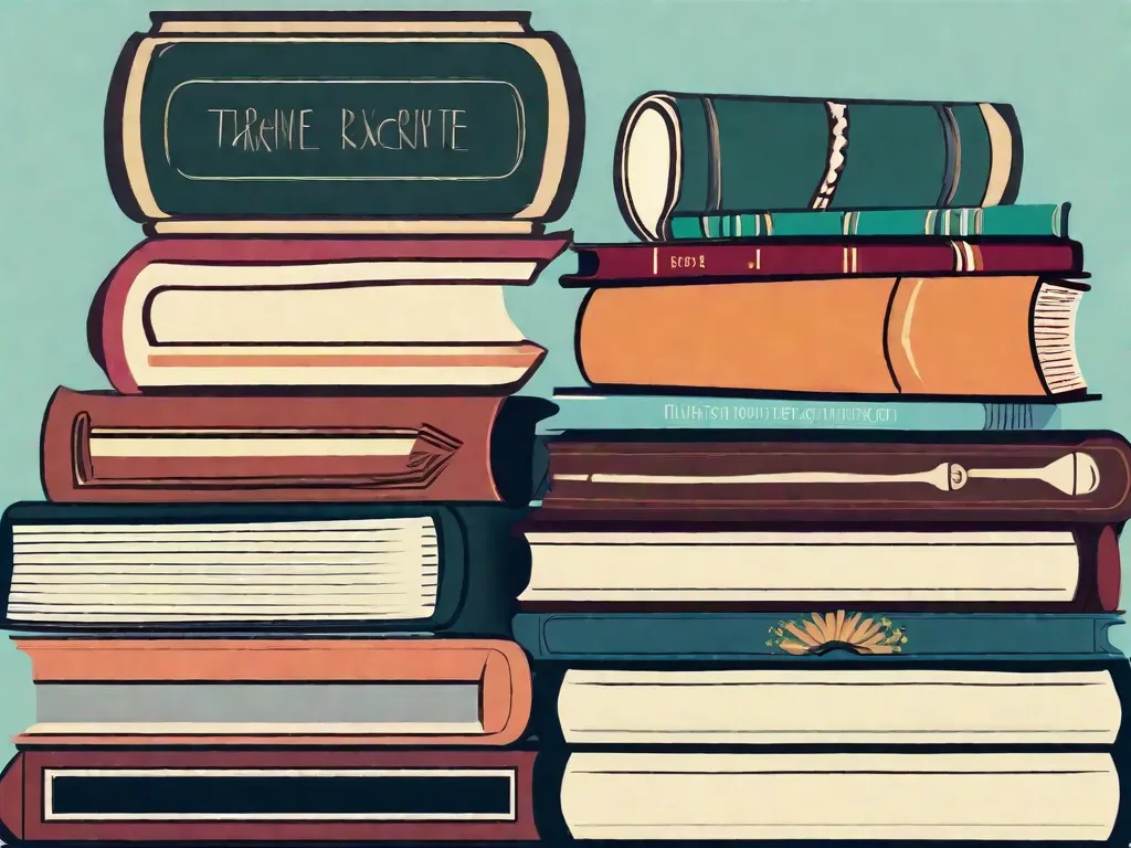 Descrição da imagem: Uma fotografia em close-up de uma pilha de livros com capas vibrantes e diversas. Cada livro representa um gênero diferente, que vai desde ficção até autoajuda, e estão dispostos de forma a criar uma exibição convidativa e cativante. A imagem simboliza o poder da literatura para conectar as pessoas emocionalmente e inspirar o crescimento pessoal.